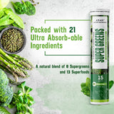 Benefits-Supergreens - 8 Super Greens & 13 Super Foods