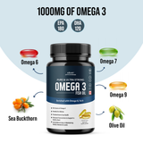 Ingredients-Pure & Ultra-Strong Omega 3 Fish Oil