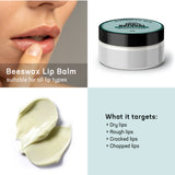 What it targets Label-Beeswax Lip Balm