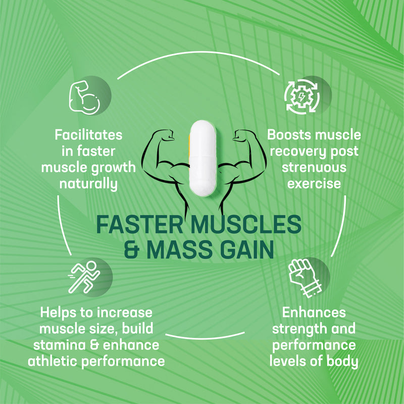 Natural Mass Gain Combo-faster muscle & mass gain