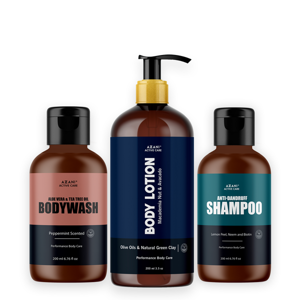 Body Lotion + Body Wash + Anti Dandruff Shampoo