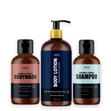 Body Lotion + Body Wash + Hydrating Shampoo