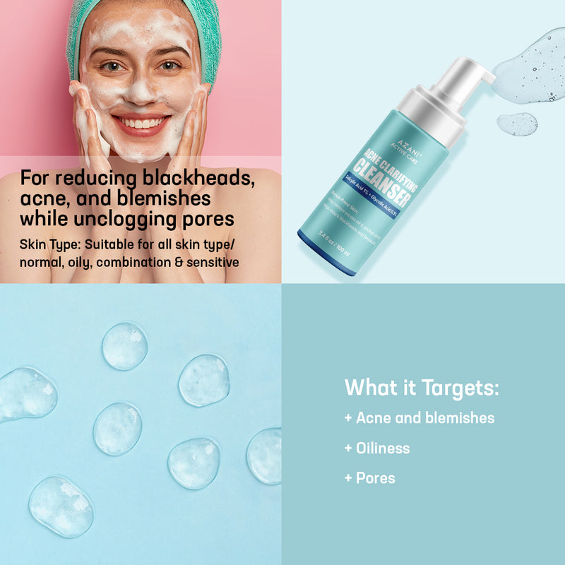 What it targets-Acne Cleansing Cleanser