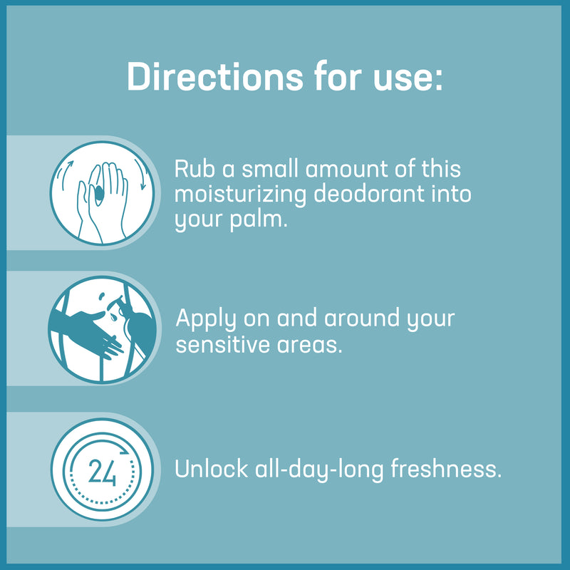 Directions for use-Refreshing Ball Deodorant