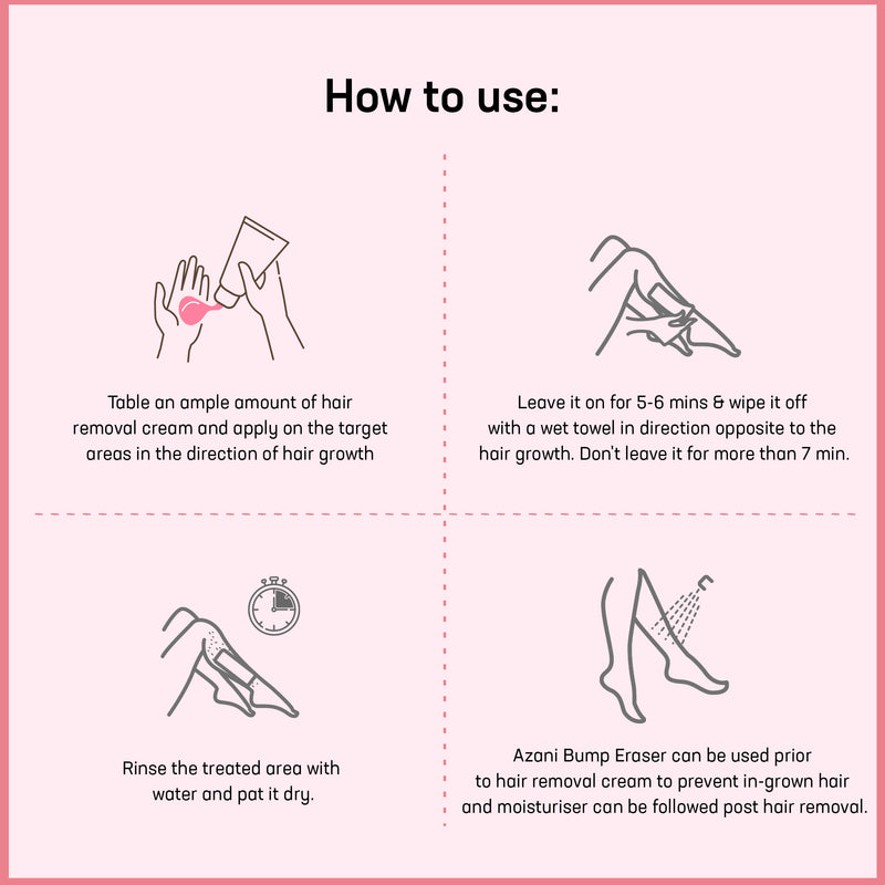 How to use-Hair Removal Cream